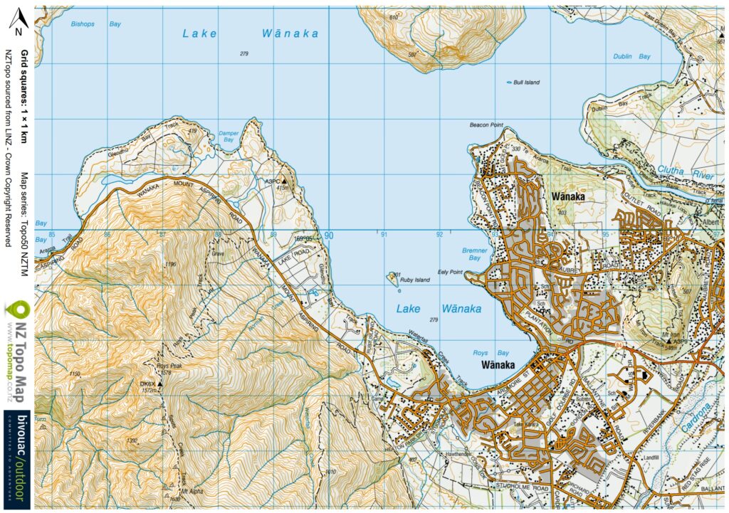 Roys Peak, the Summit with Amazing Scenery over Wānaka that No One Will Forget Roys Peak map