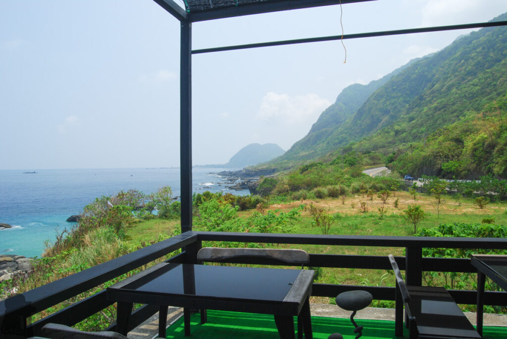 a shop by the sea