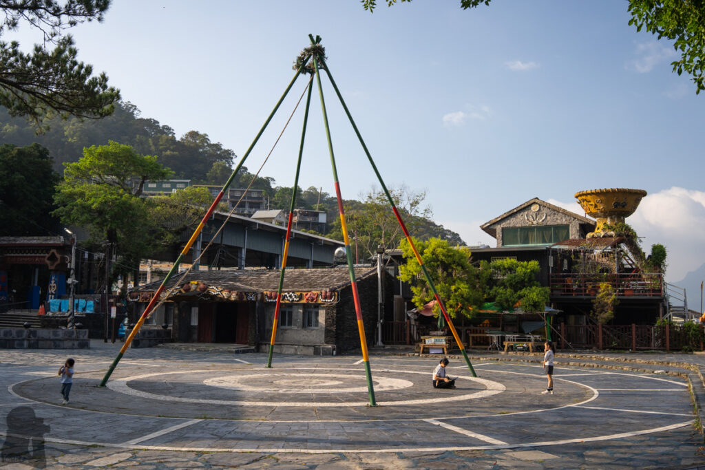 Shenshan (神山) and Wutai (霧台), the Communities in the Mountainous Southern Taiwan Piazza of the community in Wutai