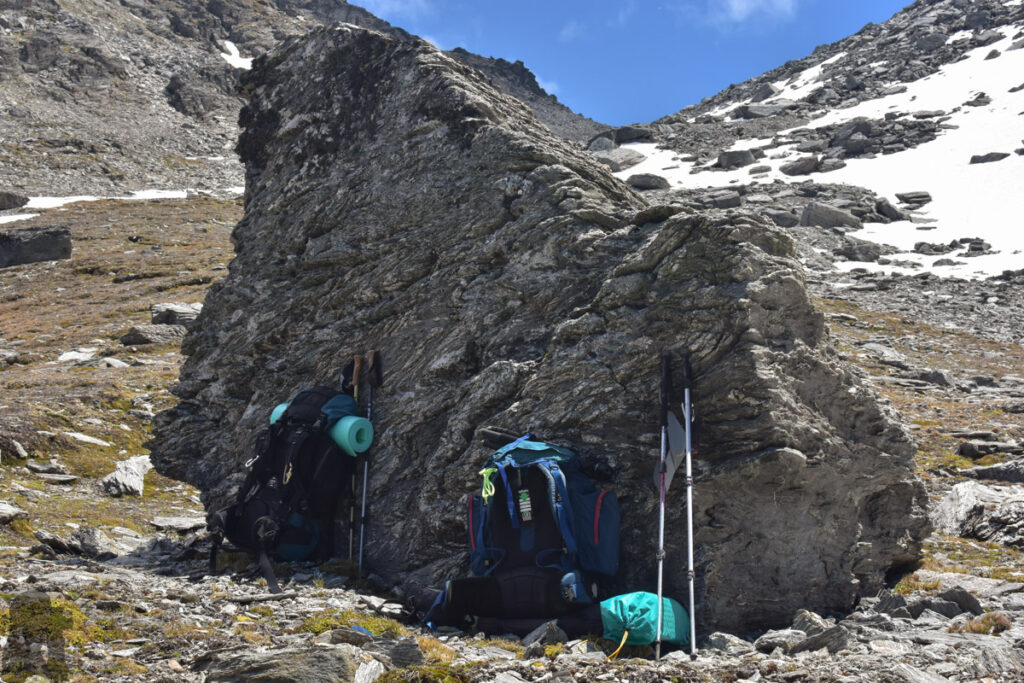 Wye Creek Basin, The Remarkables, Camping by the Gorgeous Lake in a Hidden Valley backpacks