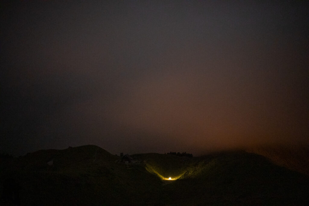 Xuejian Trail (雪劍縱走), Walking on a Prominent Ridge of Snow Mountain A lonely night in Youpolan campsite in 2022