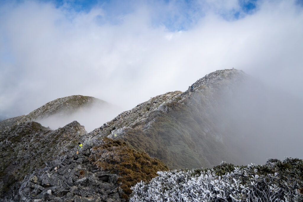 Xuejian Trail (雪劍縱走), Walking on a Prominent Ridge of Snow Mountain The summit of Dajianshan in 2022