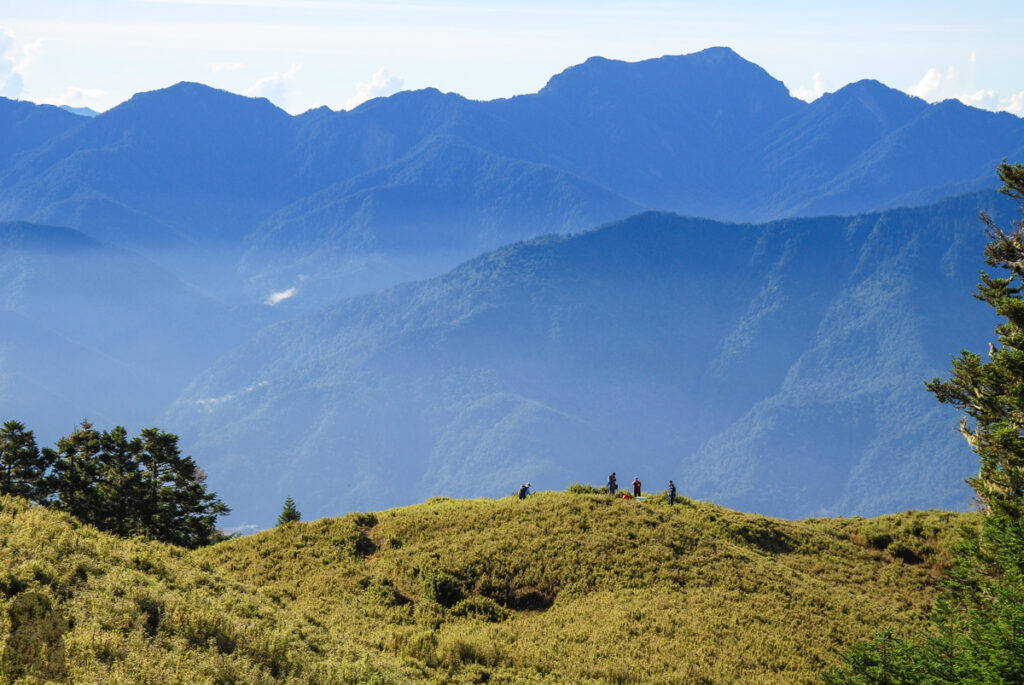 The trig point of Zhijiayangdashan