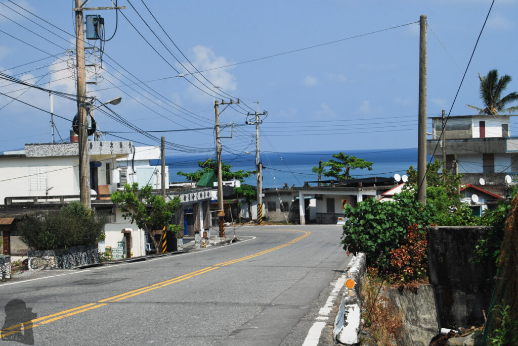 Facing the Pacific Ocean